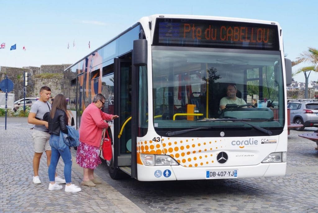 réseau de bus urbain Coralie à concarneau