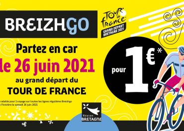 1 euro le trajet en car breizhgo pour le départ du tour de France