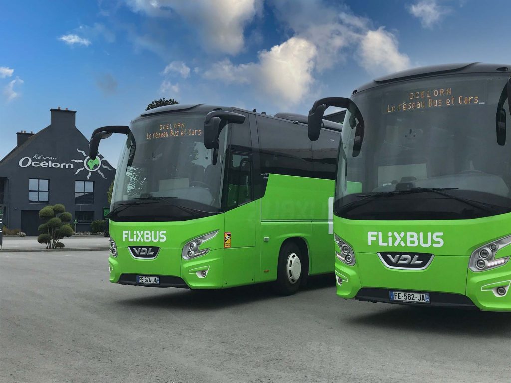 Flixbus finistère Brest-Nantes-Quimper-Lorient SLO
