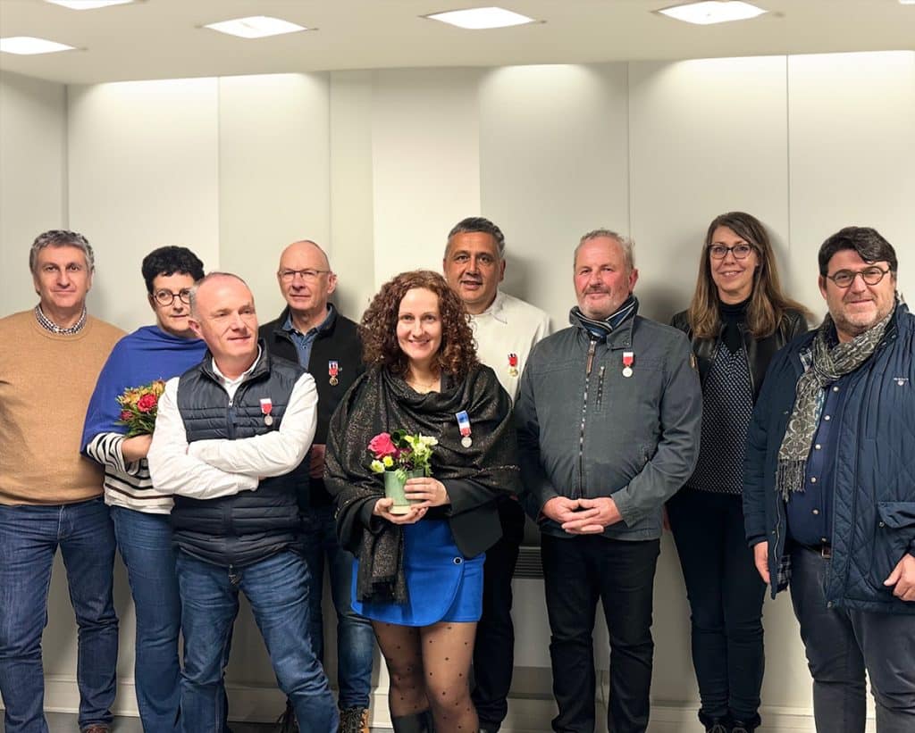 remise des médailles du travail