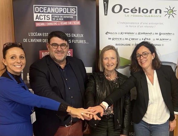 Rencontre conviviale pour la signature de mécénat à Océanopolis entre le réseau Océlorn et Océanopolis Acts